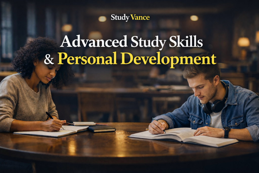 Advanced Study Skills & Personal Development - Study Vance