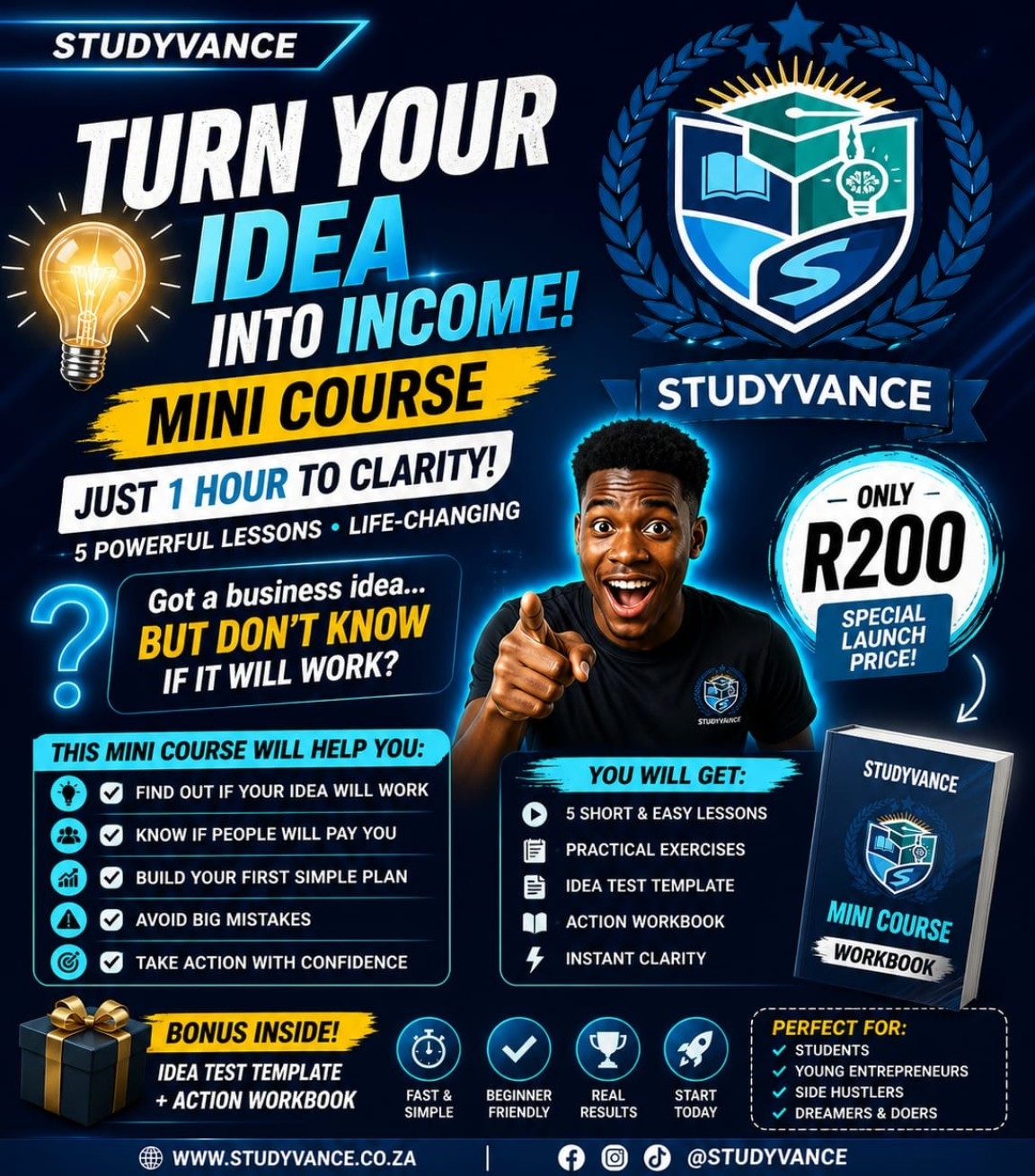 Turn Your Idea Into Income – Mini Course